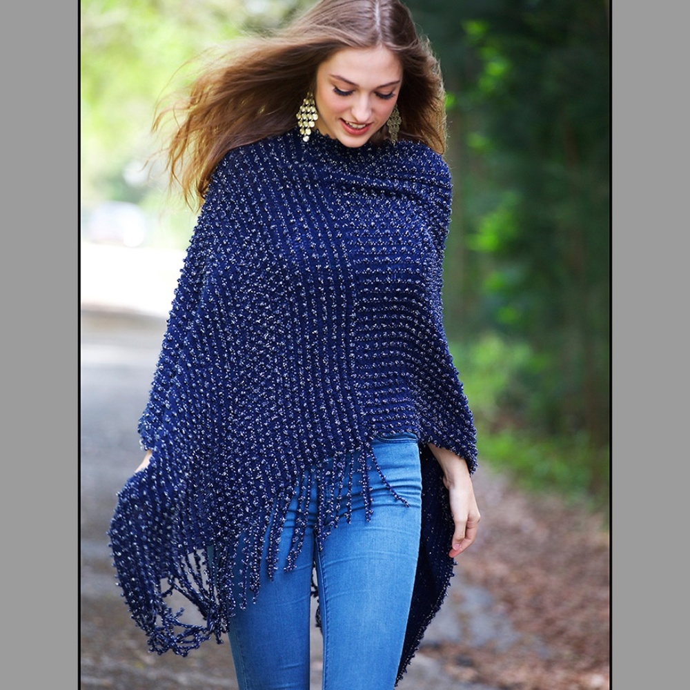 Pancho sweater shawl